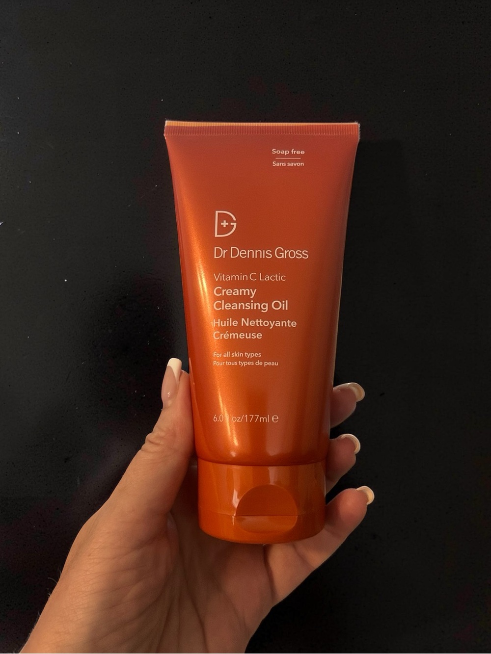 Dr. Dennis Gross Vitamin C Lactic Creamy Cleansing Oil — Orange